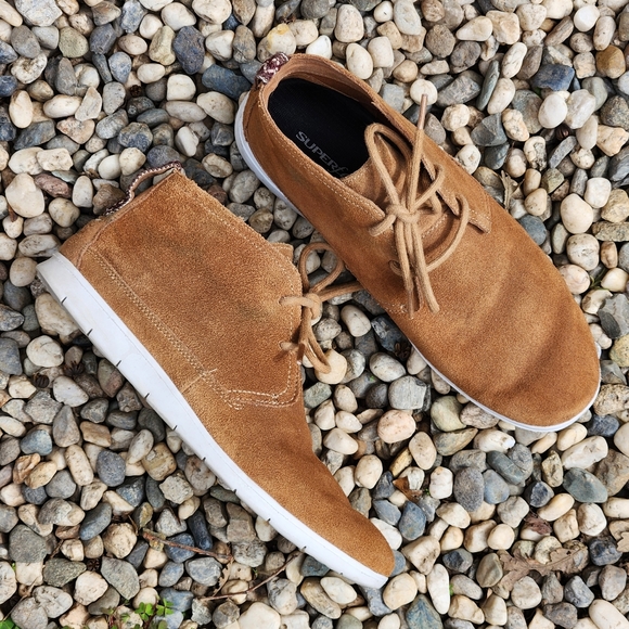 Ugg Freamon Chukka Ankle Hightop Boot Shoe Oxford Suede Nubuck Camel Brown 10 - Picture 2 of 14